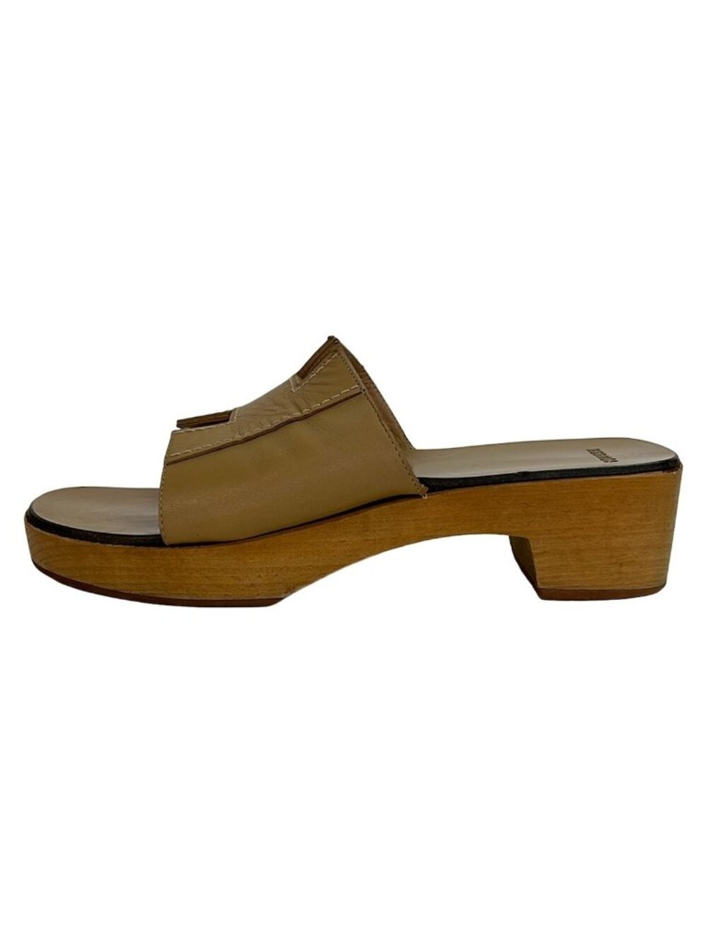 Hermes Beach Sandals 35 Kevlar Light Brown Beige H Motif 35 Leather